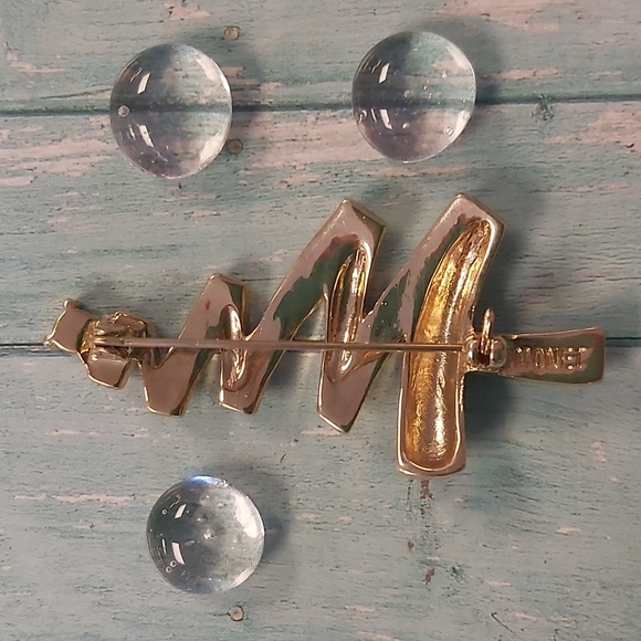 🕰 Monet Tree Brooch - Picture 2 of 3